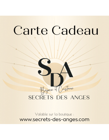 Carte cadeau Secrets des Anges le des métaux précieux