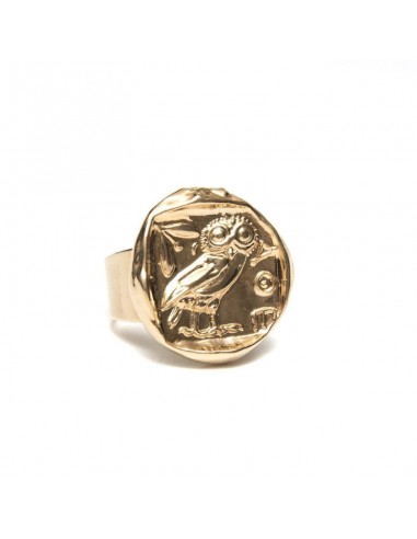 Bague Owl coin votre