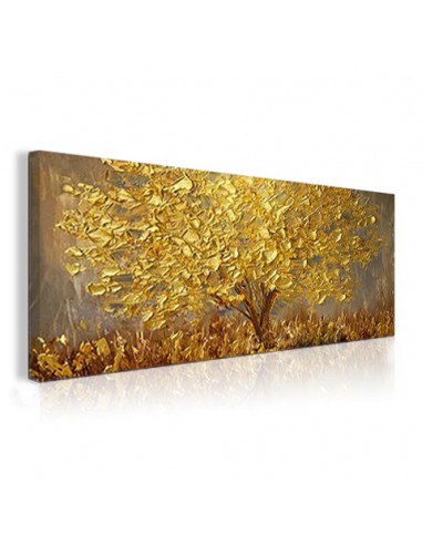 Peinture sur Toile Feuilles d'Or commande en ligne